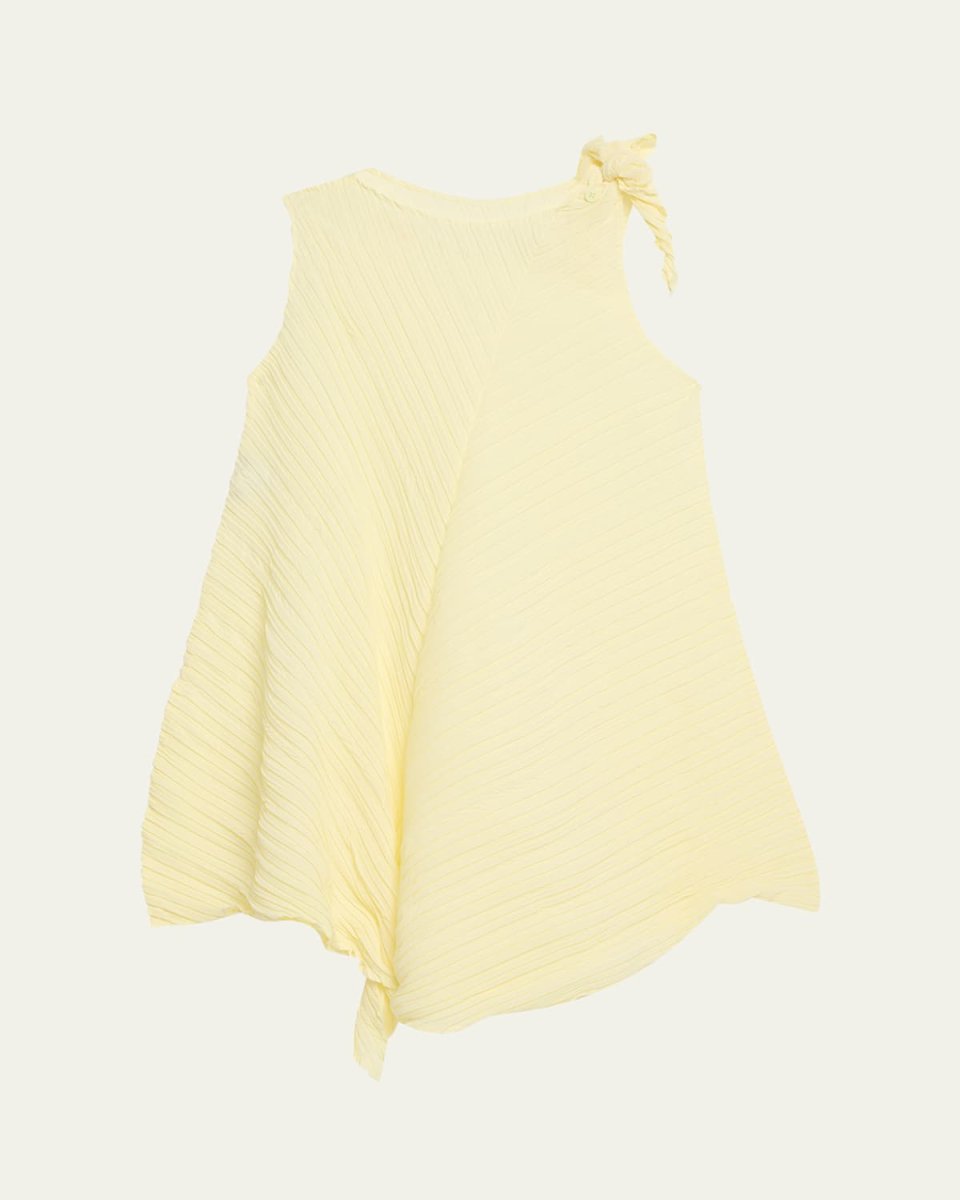 Wrinkled And Twisted Short Dress